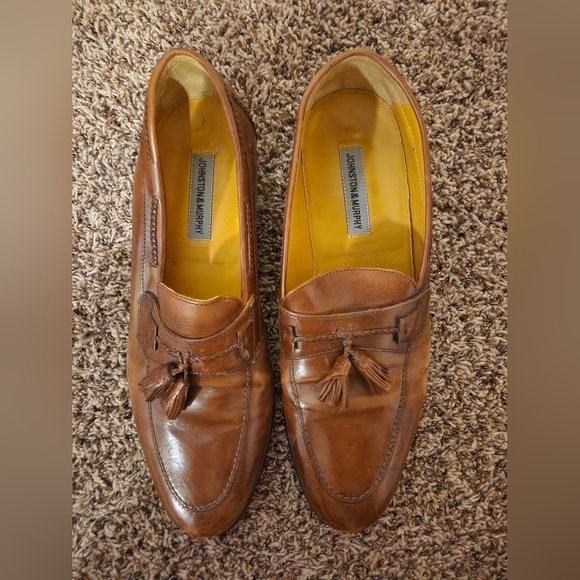 Johnston & Murphy Tassel Loafers, Brown 13M main image 4